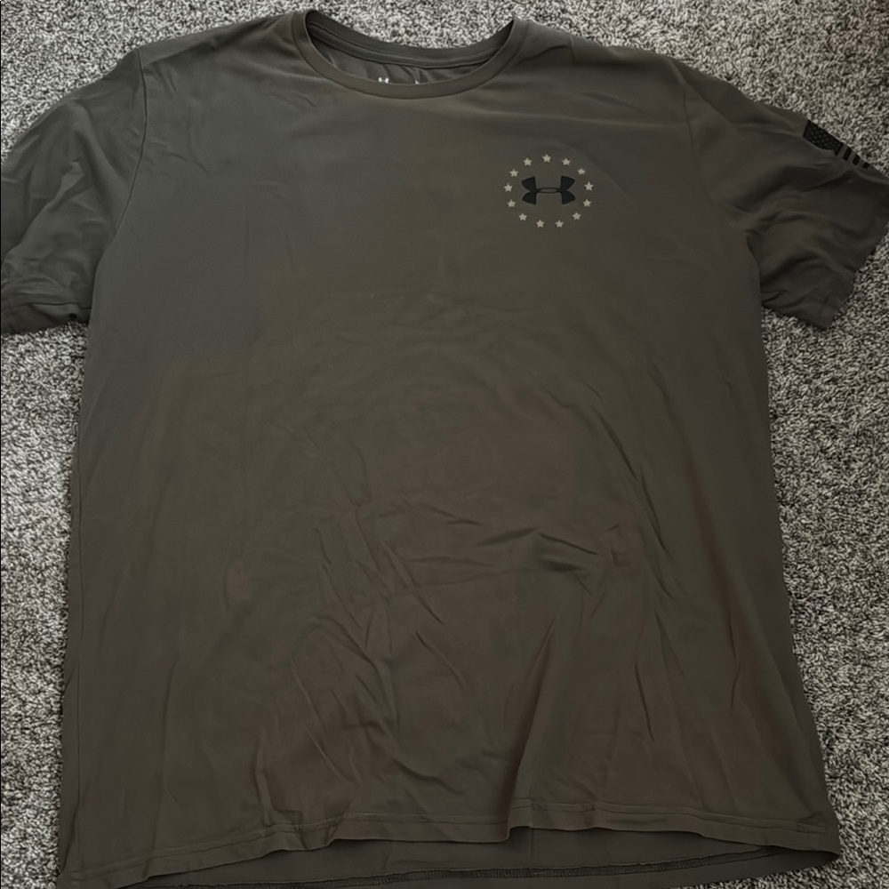 Under Armour Men's Dark Olive Short Sleeve Tee